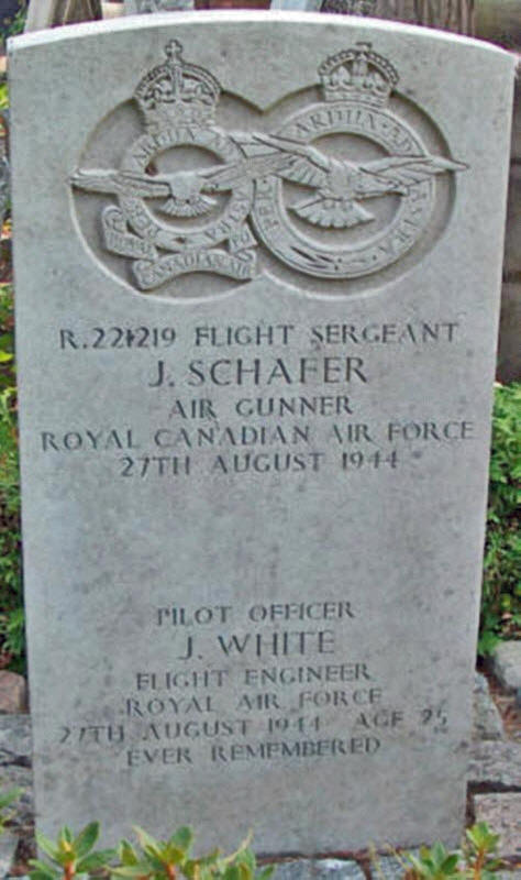 F/Sgt Jacob Schafer<br /><br /><br />died on active duty - October 27th, 1944